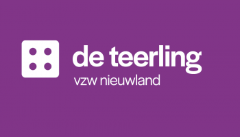 De Teerling logo inverted - Nieuwland